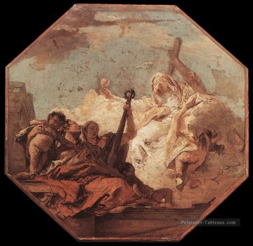 Les vertus théologiques Giovanni Battista Tiepolo Peinture à l'huile